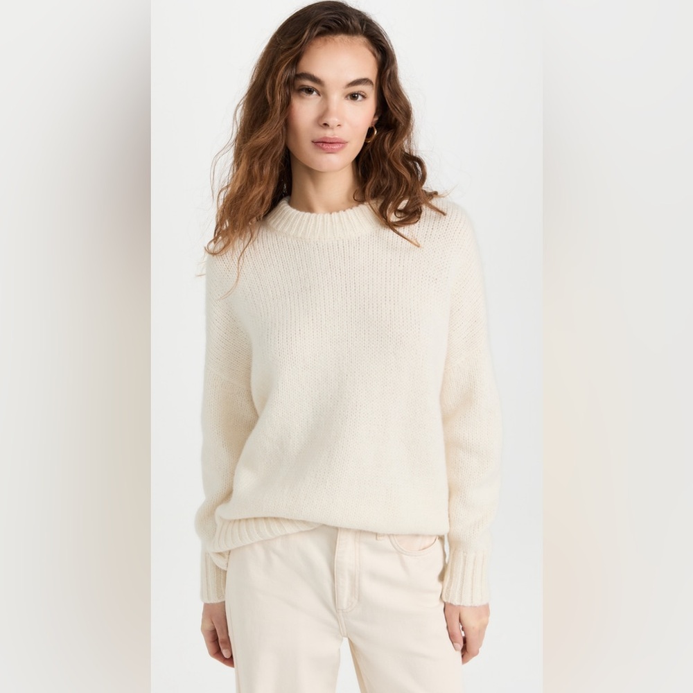 Jenni Kayne Alpaca Cocoon Crew Neck Pullover